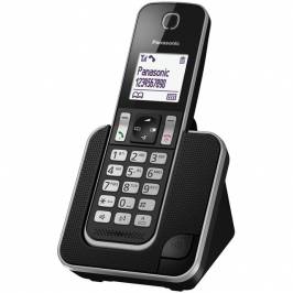 Teléfono Inalámbrico Duo Panasonic KX-TG6852SPB negro