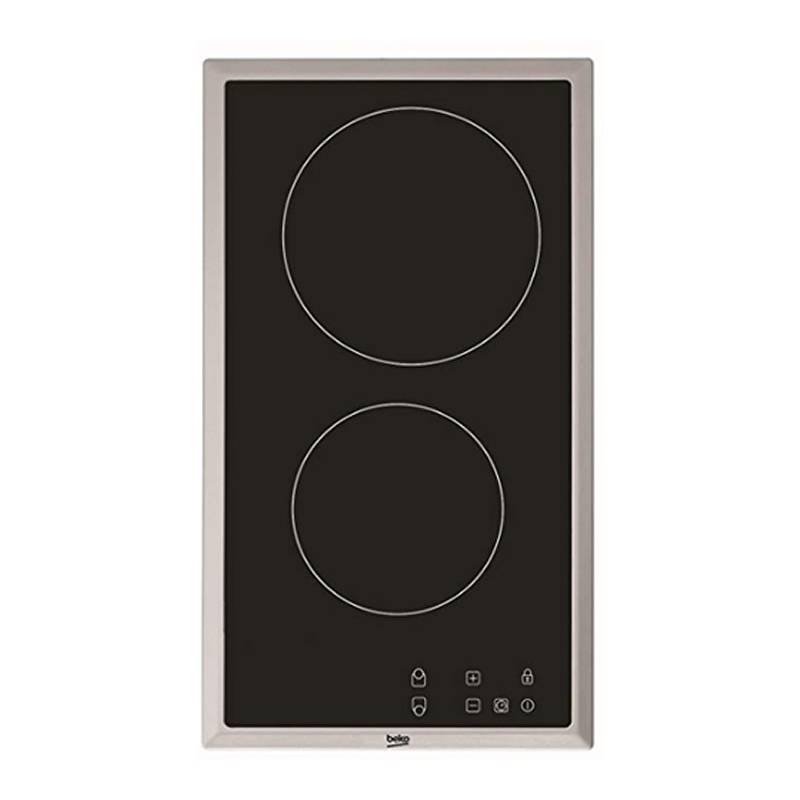 Vitrocerámica modular Beko HDMC 32400 TX , 2 zonas inox