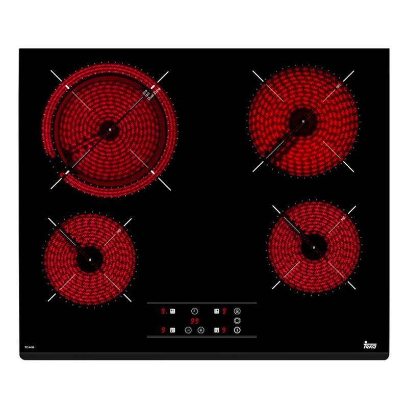 Vitrocerámica Teka TZ 6420 , 4 zonas biselada