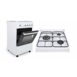 Cocina gas butano Beko CSG42009DW, 4 fuegos blanco