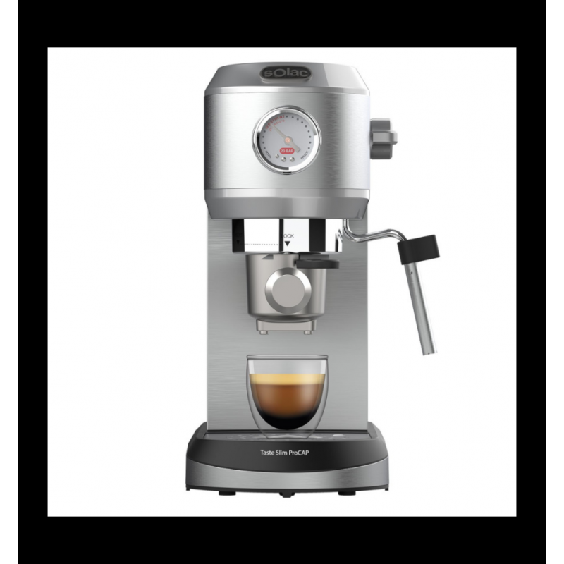 Cafetera espresso Solac CE4523 Taste Slim ProCap, compatible cápsulas