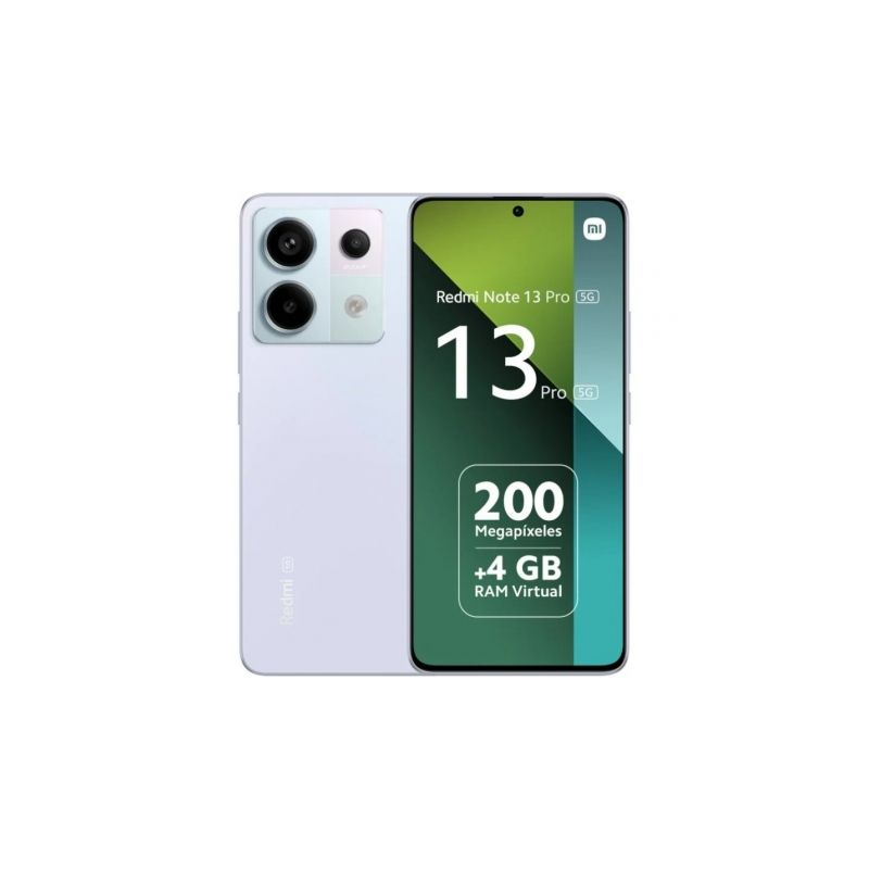 smartphone xiaomi redmi note 13 pro nfc 8gb/ 256gb/ 6.67/ 5g/ púrpura